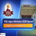 VGU Jaipur Begins Admission 2026; Register by December 26 @forms.vgu.ac.in